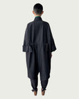 Japanese Denim Parachute Overcoat