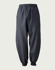 Japanese Denim Integral Balloon Pants in Quiet Black