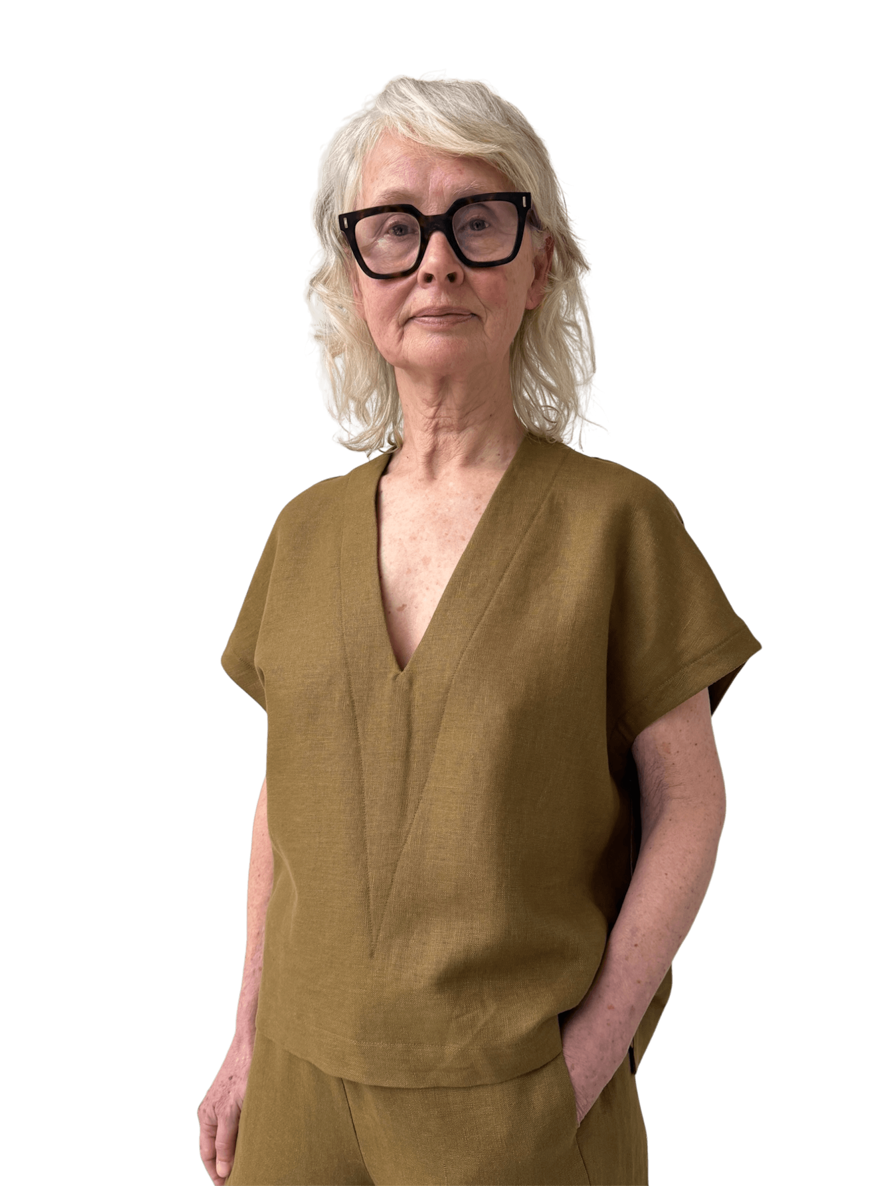 Linen Set in Saffron