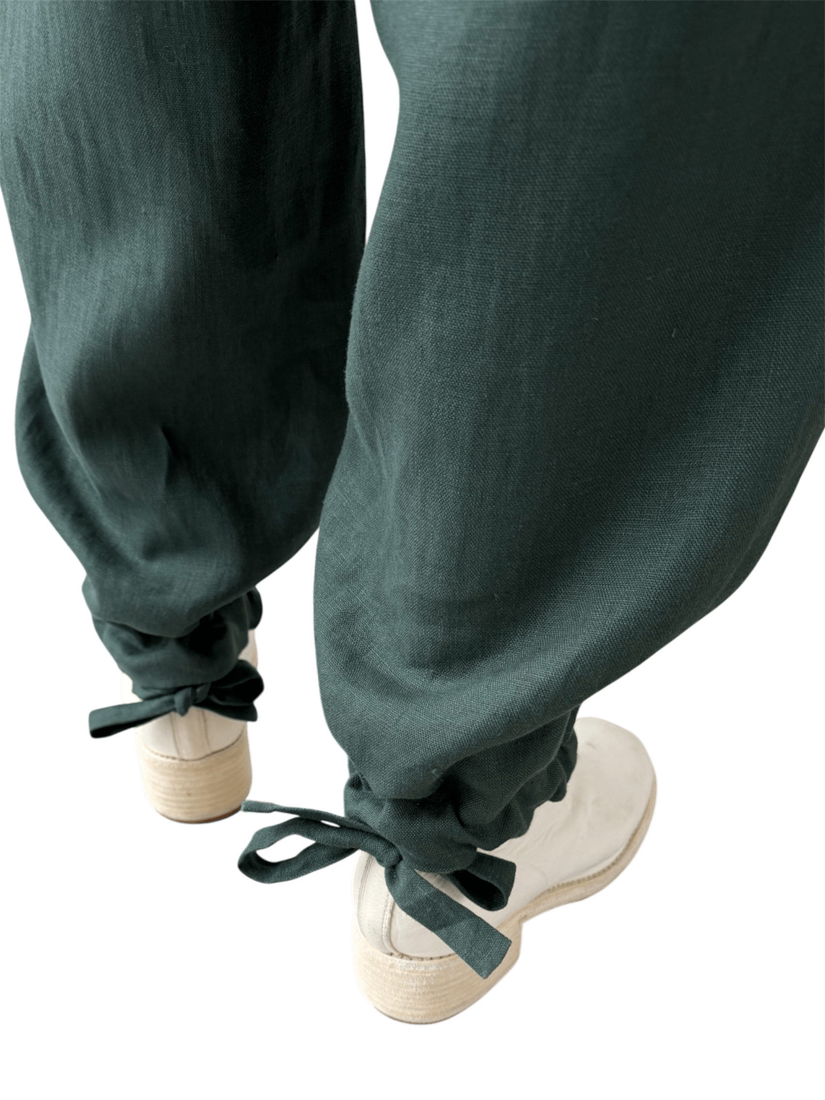 Linen Set in Jade Green