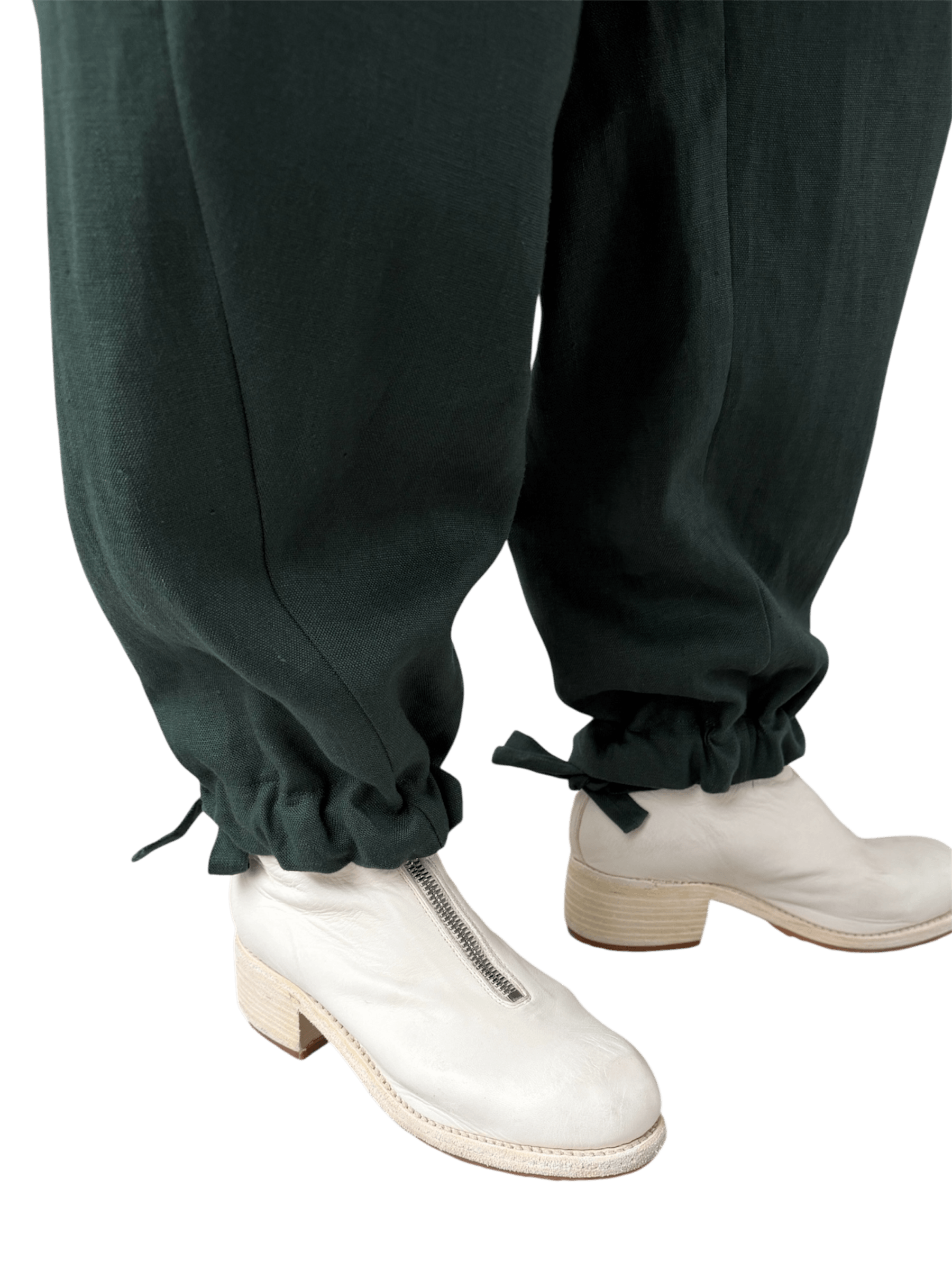 Linen Set in Jade Green