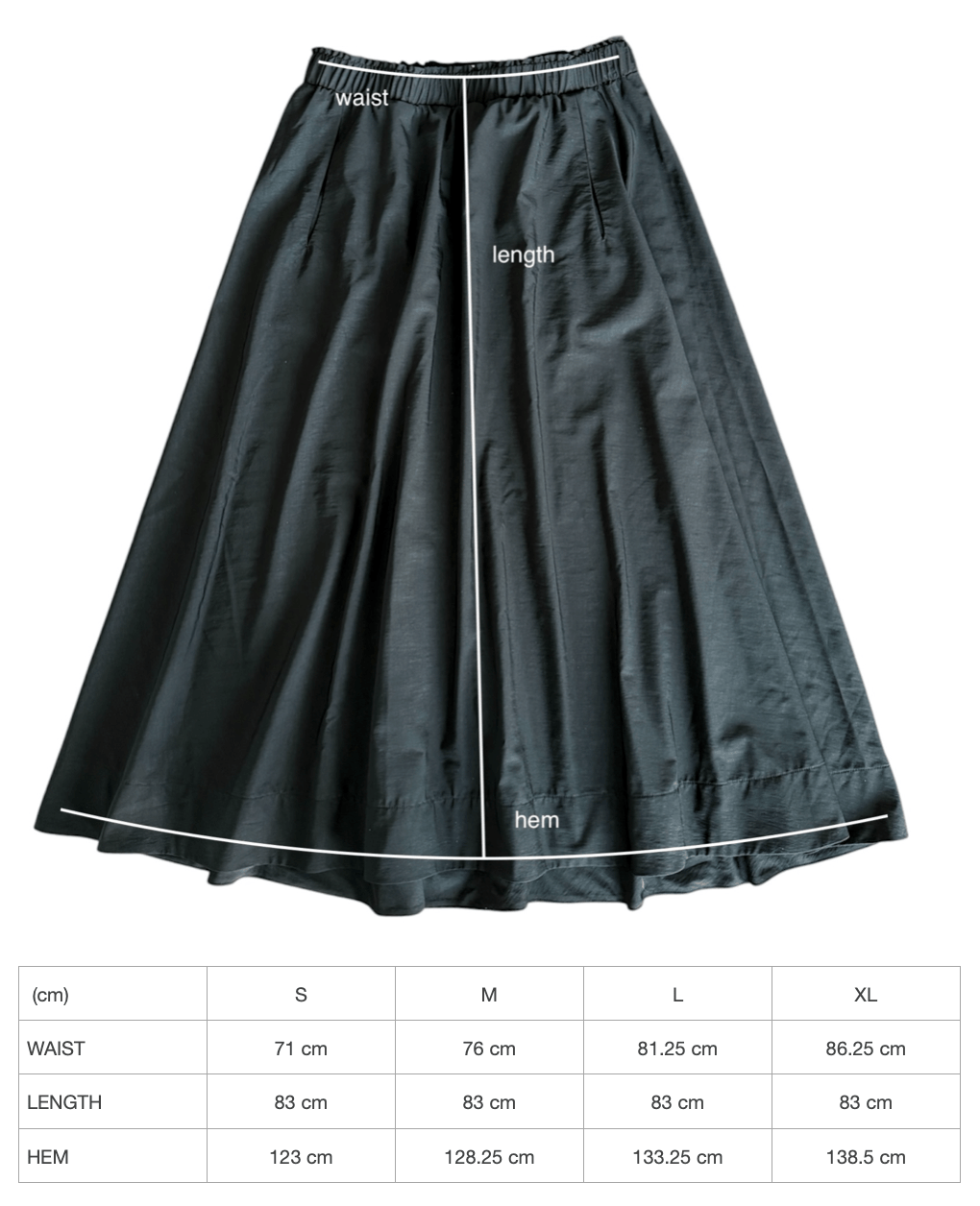 Airloom Full Tempo Maxi Skirt in Black