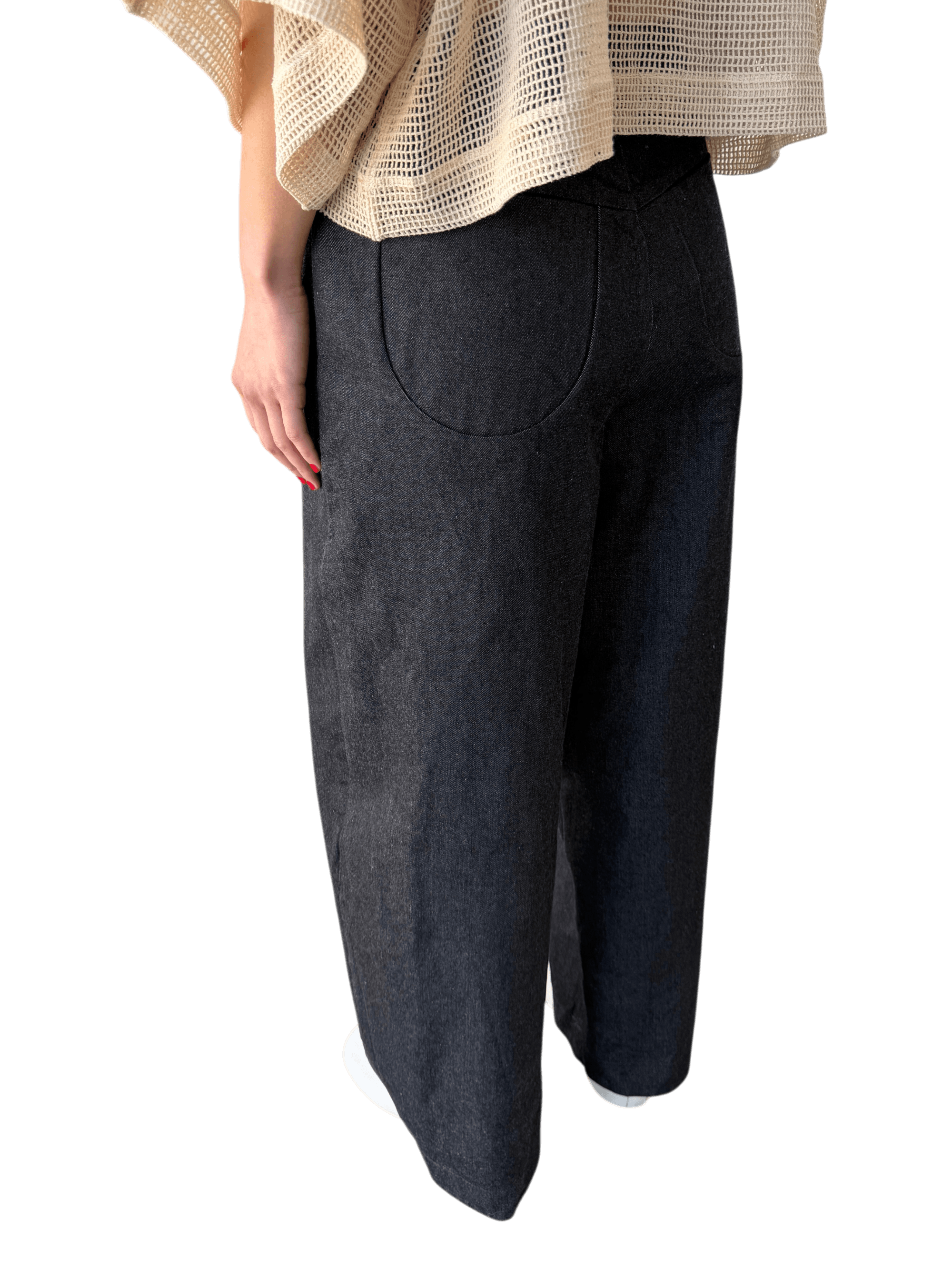 Japanese Denim Contoured Jean in Quiet Black