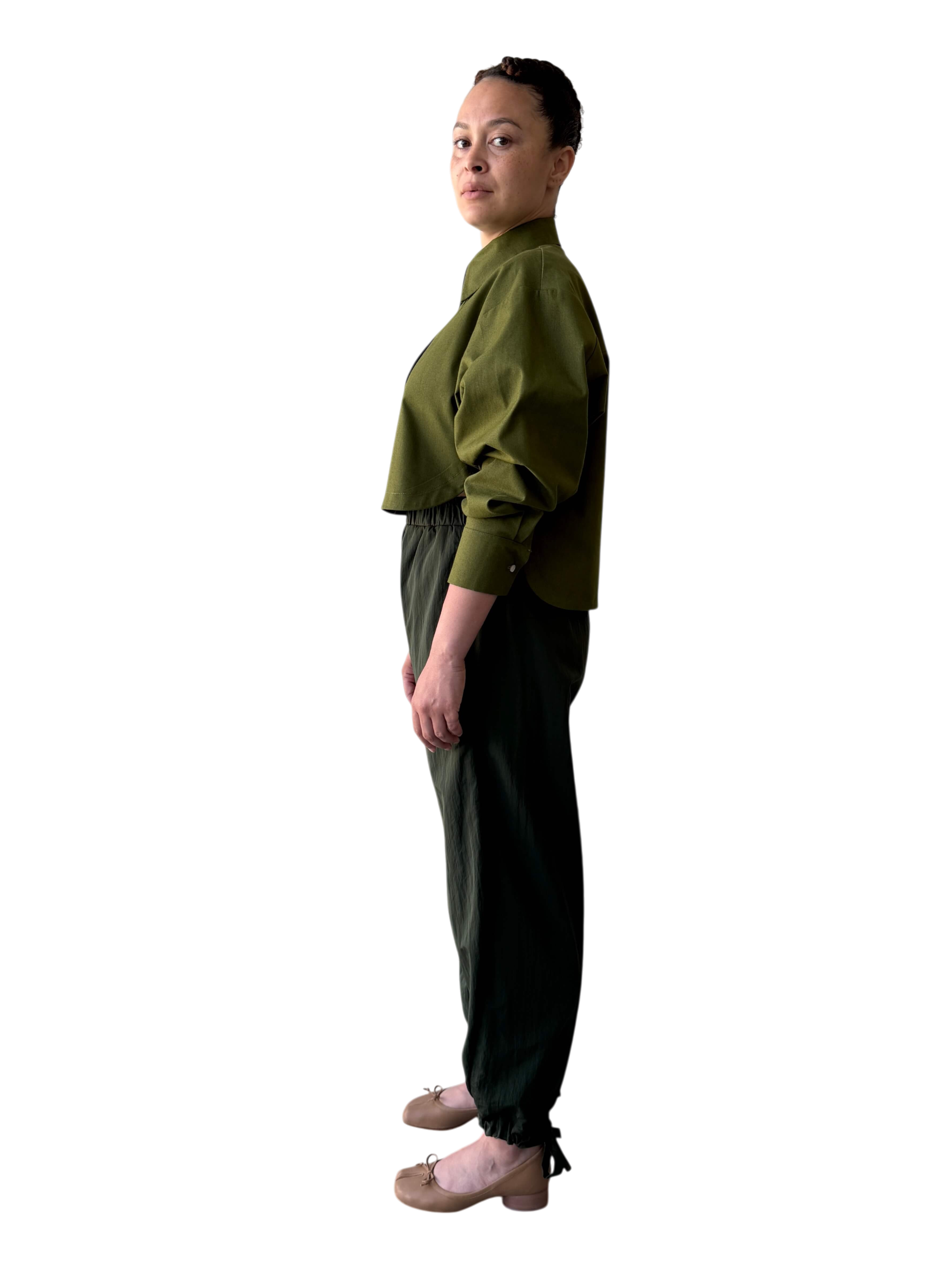 Airloom Integral Balloon Pants in Ghost Olive